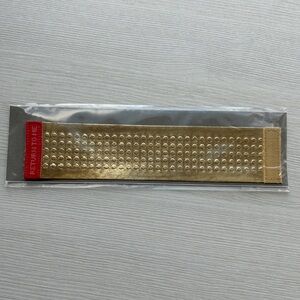 NWT Gold Wrist Cuff Customizable, Return to Me from the MoMA Design Store New